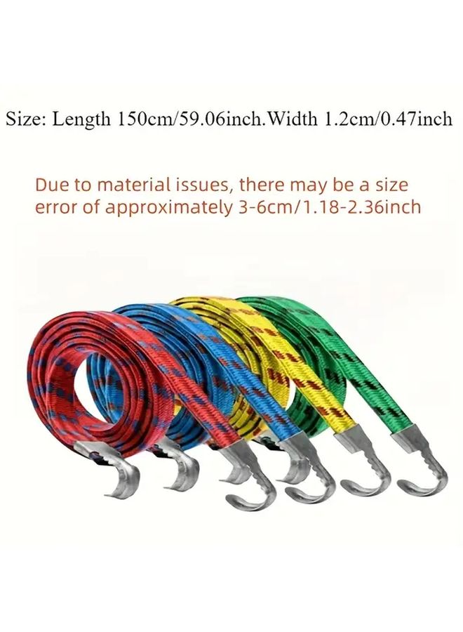 Random Color 1pc Multifunctional Elastic Strap For Electric Bike Luggage Cargo Motorcycle Bag - Image 2