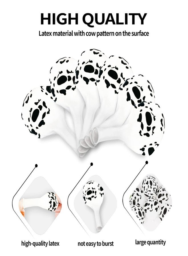 WFAUIBR 30PCS Cow Balloons Funny Cow Print Balloons For Children's Party Western Cowboy Theme for Kids Birthday Party Favor Supplies Decorations - Image 3
