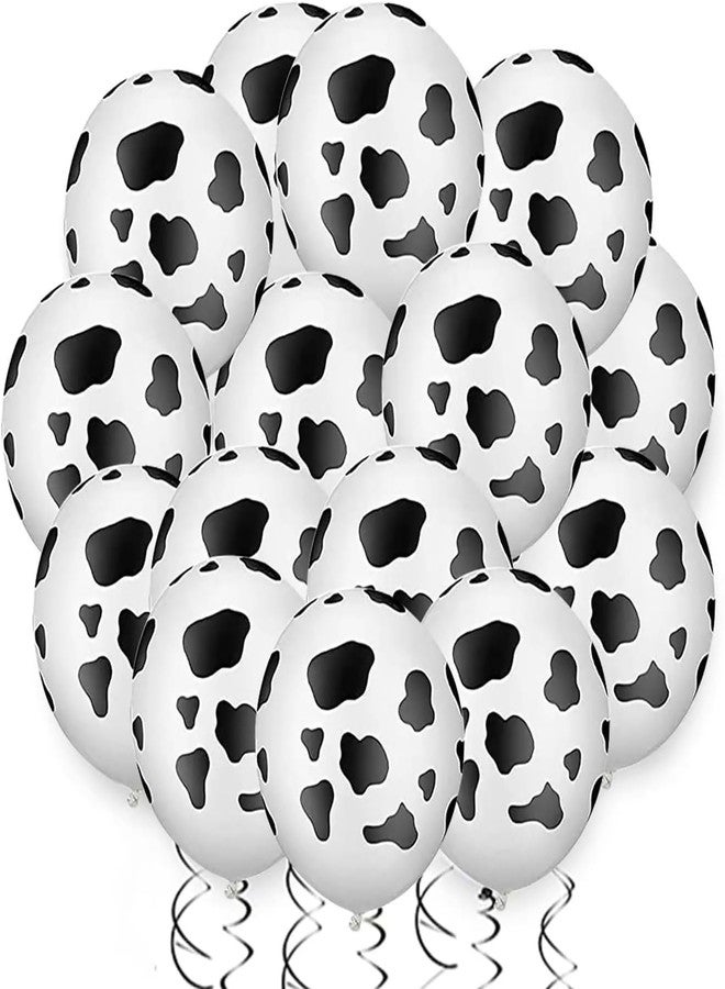 WFAUIBR 30PCS Cow Balloons Funny Cow Print Balloons For Children's Party Western Cowboy Theme for Kids Birthday Party Favor Supplies Decorations - Image 1