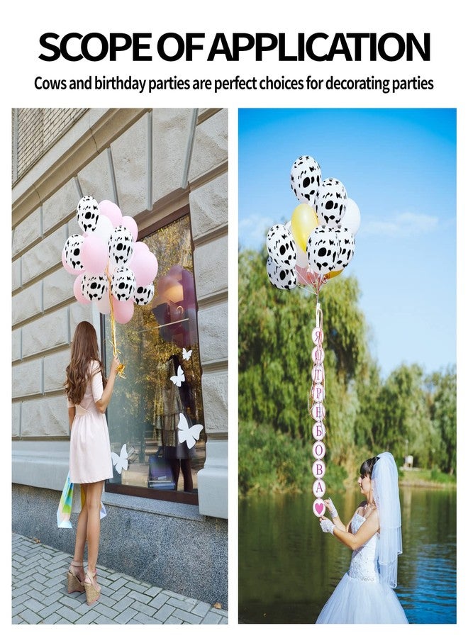WFAUIBR 30PCS Cow Balloons Funny Cow Print Balloons For Children's Party Western Cowboy Theme for Kids Birthday Party Favor Supplies Decorations - Image 4