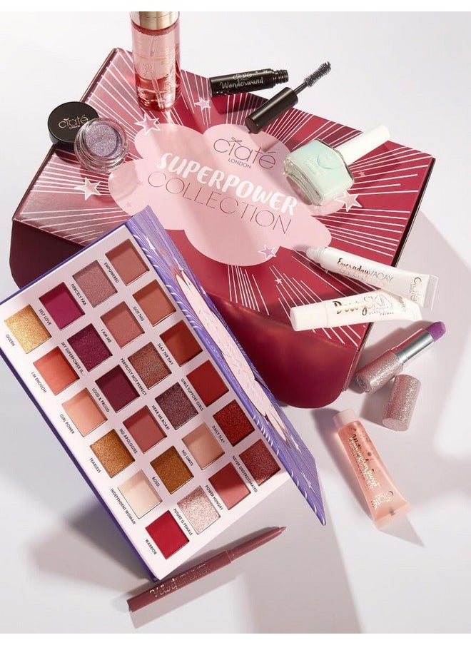 Ciate London - Ciaté London Superpower Collection 10 Piece Makeup Gift Set, Contains Eye, Lip, Complexion & Nail Bestsellers, In A Festive Giftable Box - Image 1