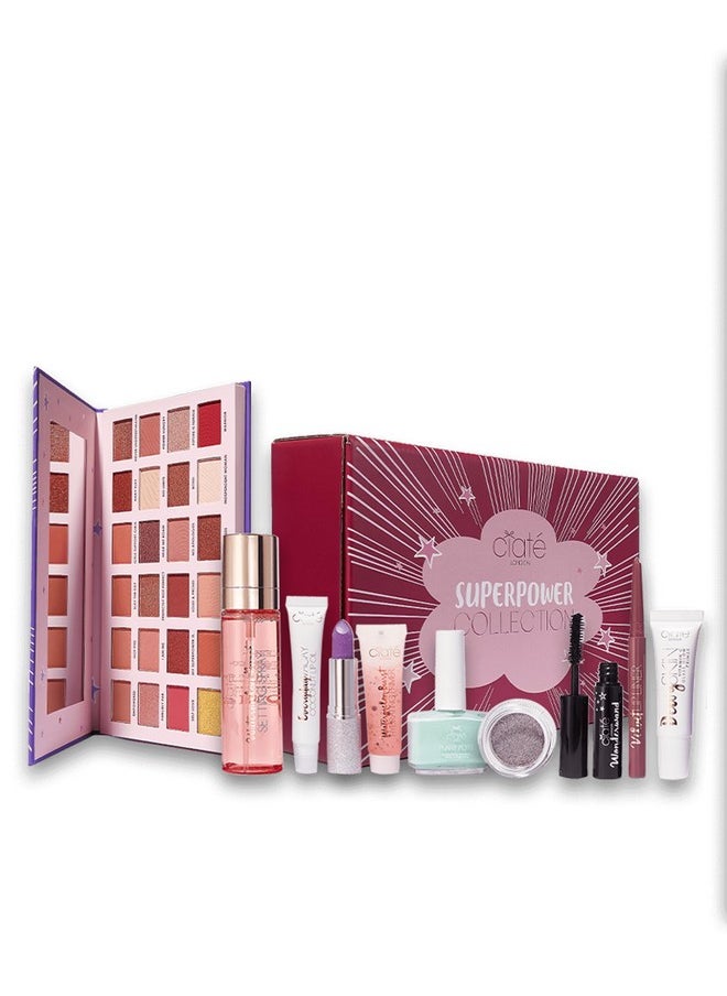 Ciate London - Ciaté London Superpower Collection 10 Piece Makeup Gift Set, Contains Eye, Lip, Complexion & Nail Bestsellers, In A Festive Giftable Box - Image 1