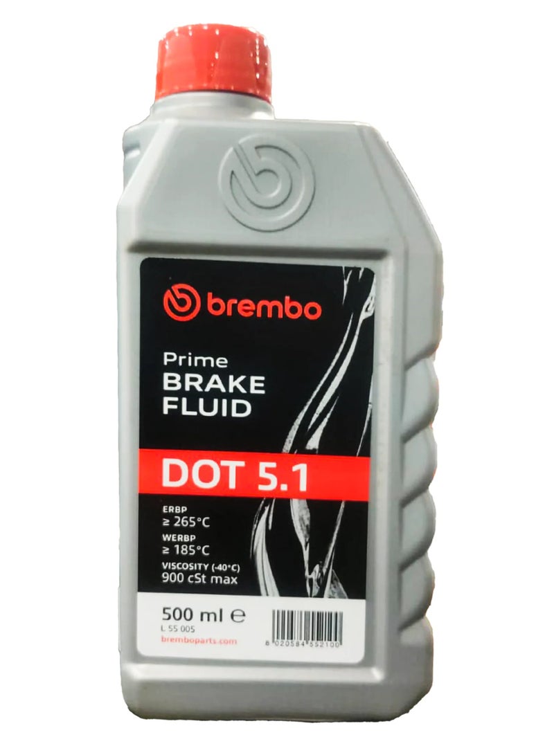 بريمبو سائل فرامل بريمبو DOT 5.1 الممتاز - 500 مل - Image 1
