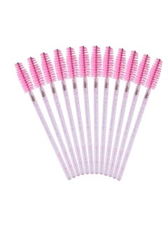 g2plus G2PLUS 300PCS Crystal Eyelash Brushes, Pink Disposable Mascara Wands Makeup Applicator, Adjustable Lash Spoolies for Eyelash Extensions and Eyebrow Brush  - Image 2