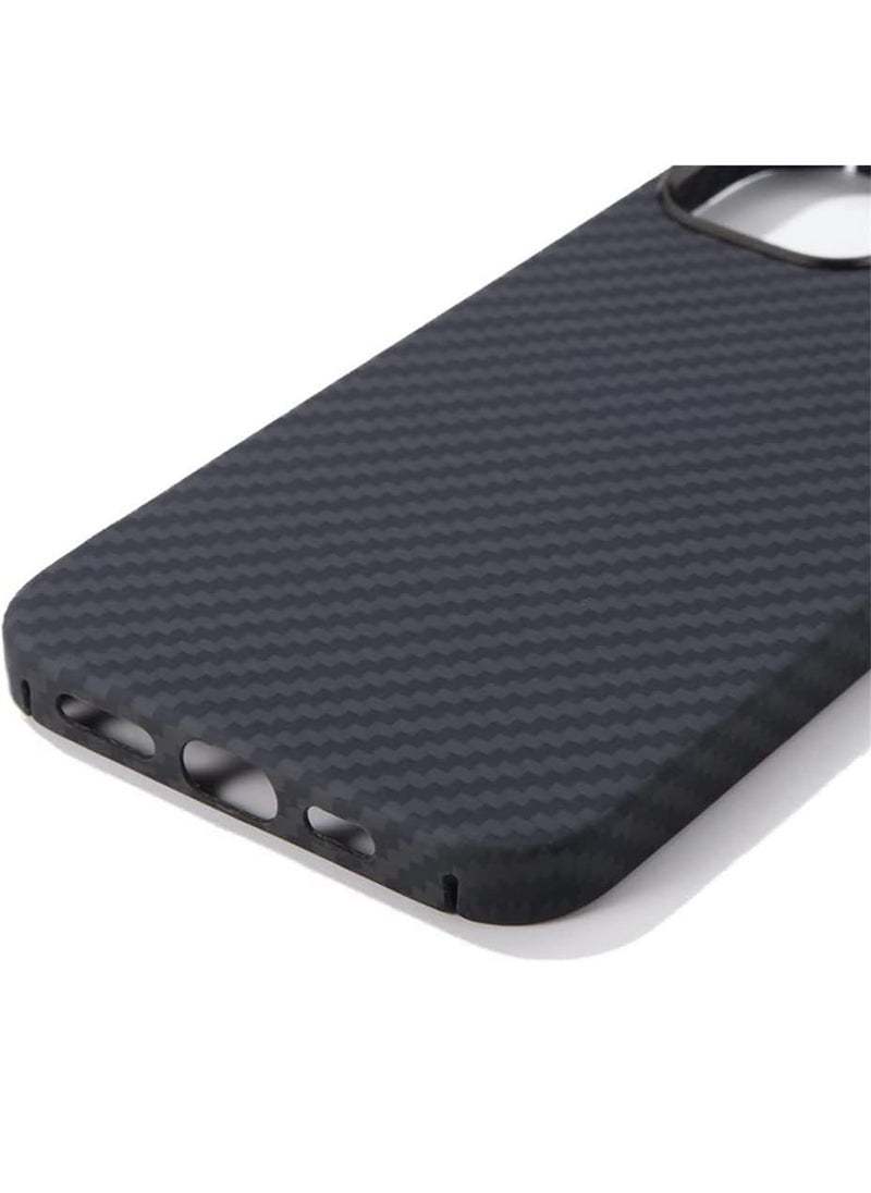 Case Compatible with iPhone 15 Pro Case 3D Skin Texture Kevlar Fiber Bulletproof Vest Cover Protective Carbon Fiber Pattern Ultra Slim - Image 3