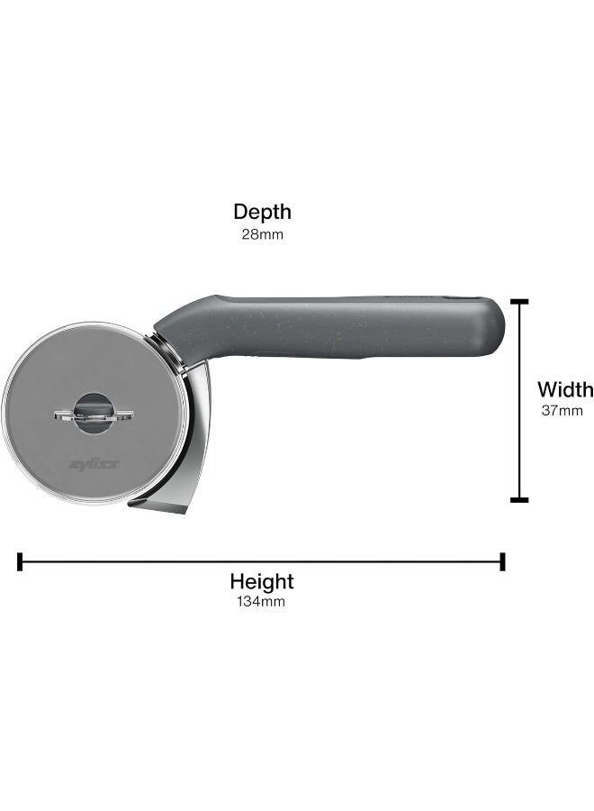 Zyliss Pizza and Pastry Cutter, Stainless Steel Pizza Wheel, Crust Cutter, Blade Cover, Removable Wheel for Easy Clean. Dishwasher Safe - Image 3