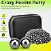 LNCOJOLM Fidget Toy Magnet Stone Smile Ferrite Putty with 2 Magnets Smooth Magnetic Ferrite Magnet Rock Ball Fidget Toy Science Kit Office Desk Toy Decoration Gift for Adults - Image 4