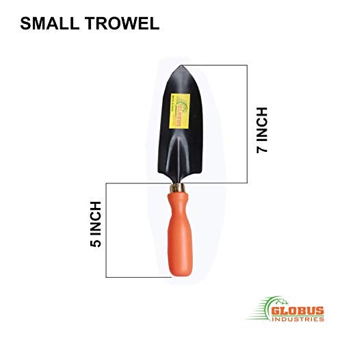 GLOBUS 116 Garden Tool KIT Pack of 6 PCS (Transplanter, Big Trowel, Weeder Fork, Weeder, Cultivator KHURPA 3") - Image 5