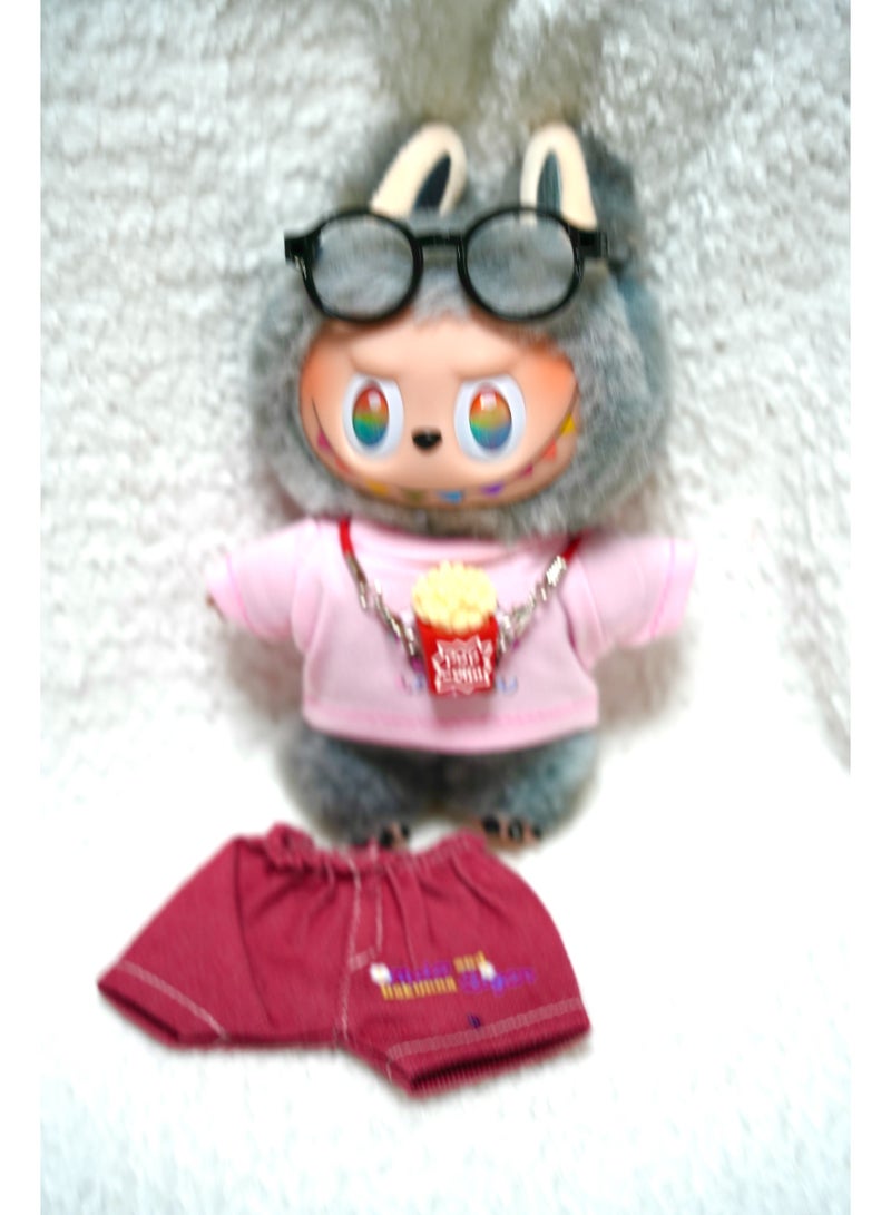 Labubu The Monsters Clothes - Labubu Outfit, Chic Style Set for Labubu Dolls, 17cm Doll Clothes Suitable for Labubu Dolls Accessories  - Image 4