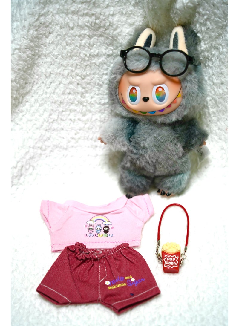 Labubu The Monsters Clothes - Labubu Outfit, Chic Style Set for Labubu Dolls, 17cm Doll Clothes Suitable for Labubu Dolls Accessories  - Image 2