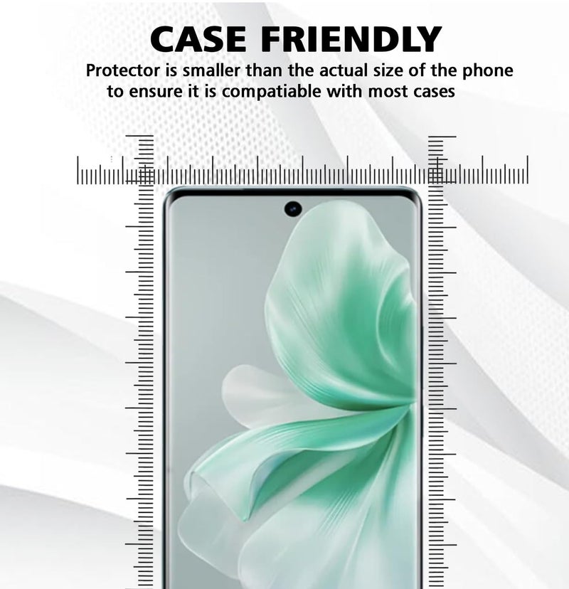 Mobilebies® Tempered Glass For Lava Agni 3 5G (6.78 Inch, Pack of 1) Advanced UV Curved Screen Protector Guard, Case Friendly with installation kit & Guide - Image 2