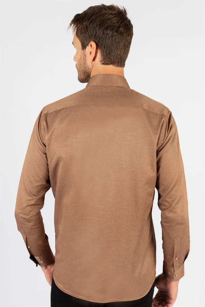 تودورس Classic Fit Relaxed Cut Poplin Oxford Men's Shirt