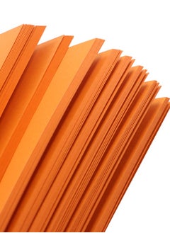 firstnock Color Card Paper Orange, A5 - 20 Sheets - 250GSM Thick Colored Card Stock - Premium Craft Paper for DIY, Invitations, Arts & Crafts and Printing  - Image 2