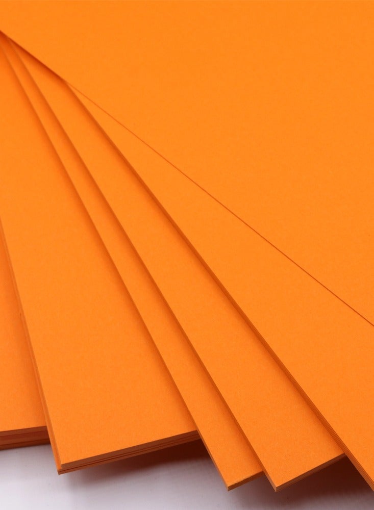 firstnock Color Card Paper Orange, A5 - 20 Sheets - 250GSM Thick Colored Card Stock - Premium Craft Paper for DIY, Invitations, Arts & Crafts and Printing - Image 5