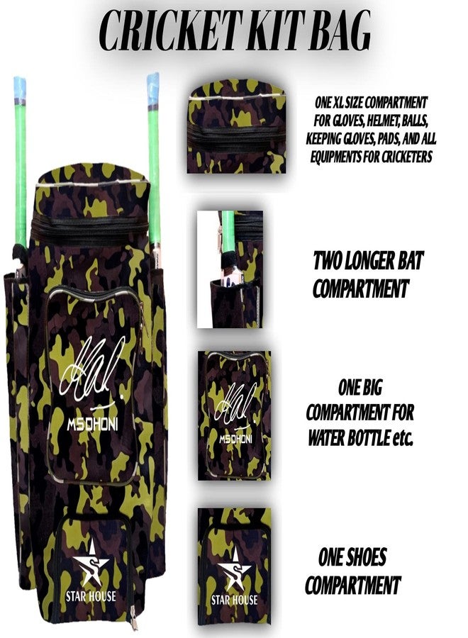 Star House MSD Sign.Cricket Kit Bag Full Padded Foam Inside (Yellow) - Image 2