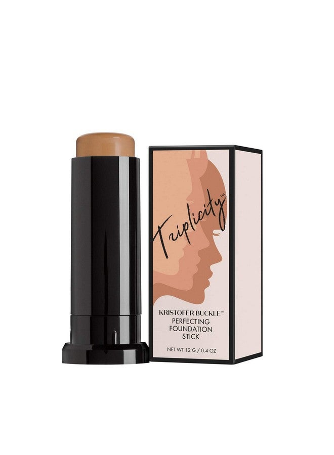 Kristofer Buckle Triplicity® Perfecting Foundation Stick 0.4 Oz. ; Primes Skin Provides Buildable Coverage & Has A Soft Focus Effect ; Deep - Image 2