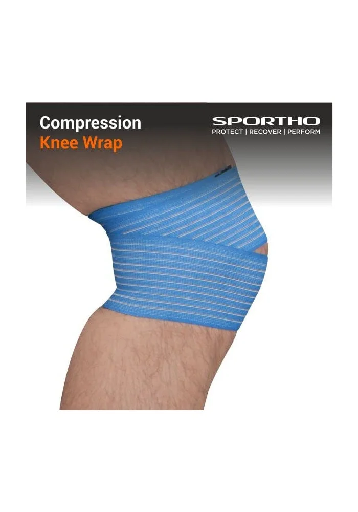 نيفيا NIVIA Compression Knee Wrap - Sky Blue