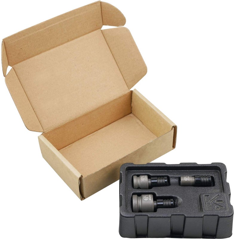 KAIFNT K352 Square Drive Quick-Release Bit Holder Socket Adapters, Impact Grade, 3-Piece - Image 5