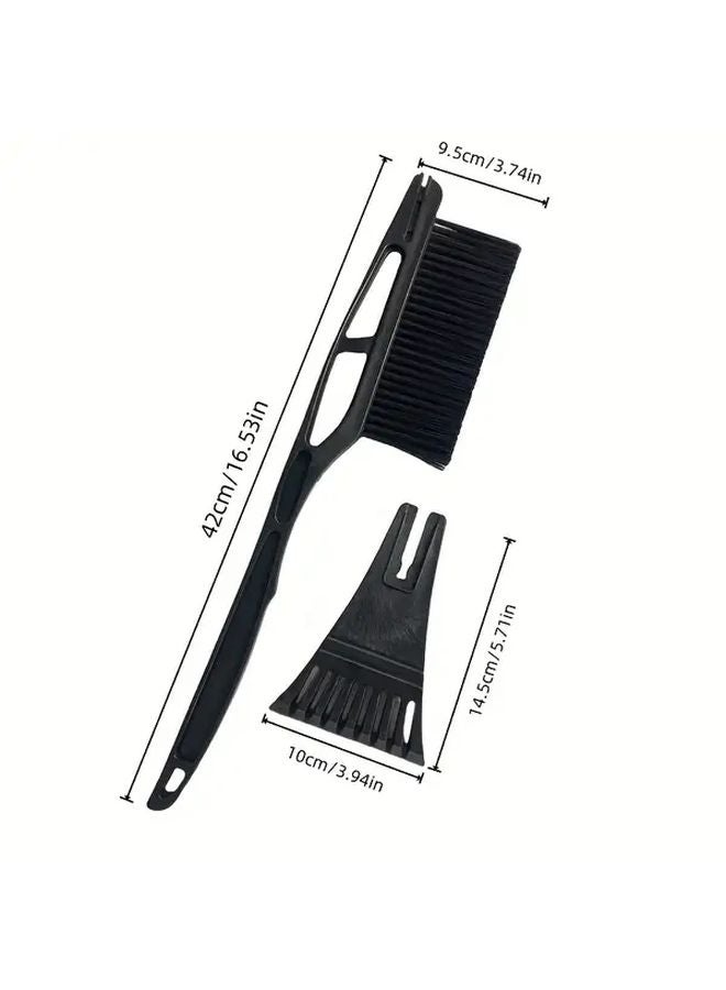2 In 1 Car Snow Shovel And Brush Combo Set Detachable Head 1 Random Color - Image 3