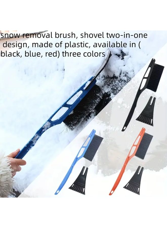 2 In 1 Car Snow Shovel And Brush Combo Set Detachable Head 1 Random Color - Image 2