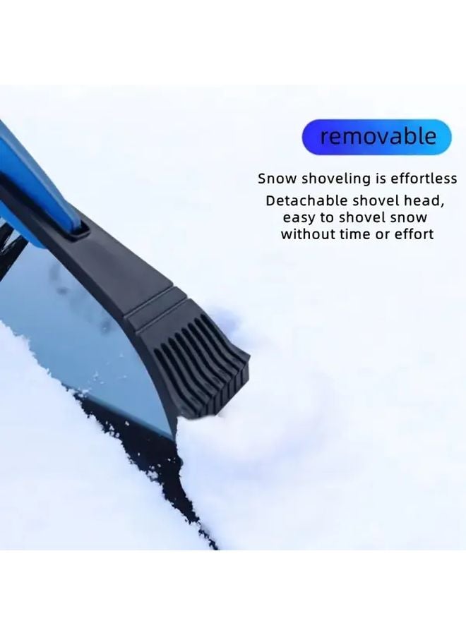2 In 1 Car Snow Shovel And Brush Combo Set Detachable Head 1 Random Color - Image 5