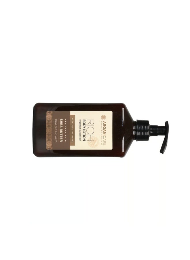 Arganicare Shea Butter Rich Body Lotion 400ml - Image 2