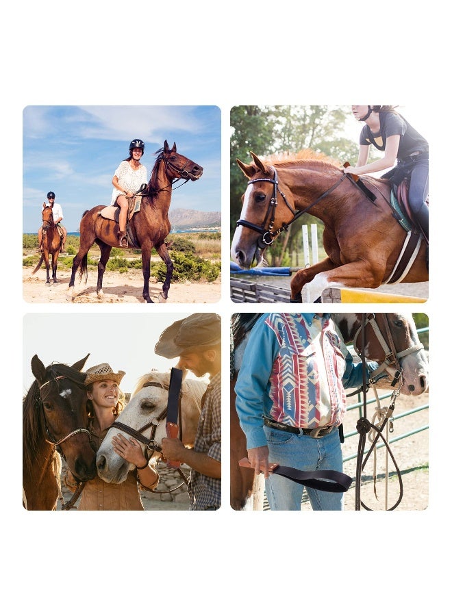 19'' سوط ركوب الخيل - مقبض غير قابل للانزلاق لمنافسات الرياضة الخارجية والعروض المسرحية - مثالي لعشاق الفروسية والفرسان. - Image 4