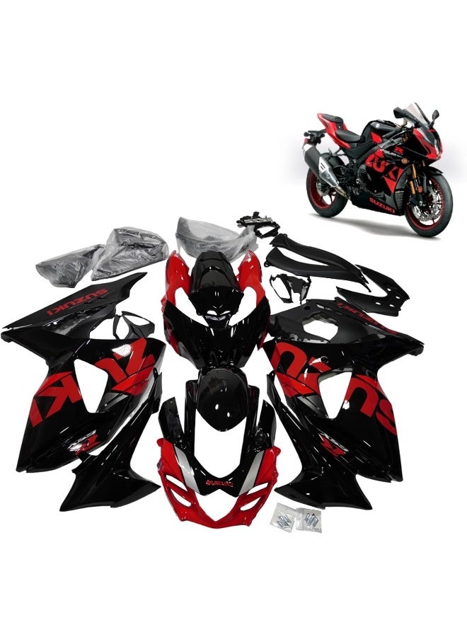 Suzuki GSXR1000 Fairing Kit 2009-2016) - Black & Red - Image 1