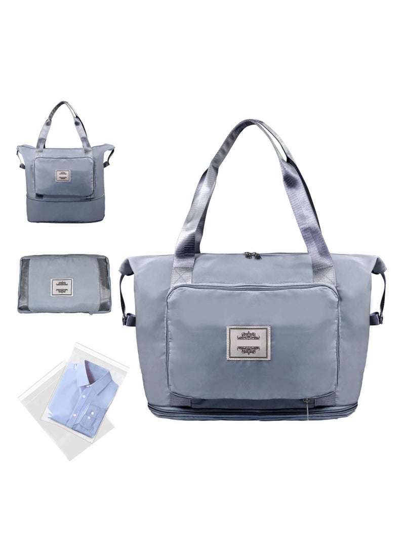 SOLARAE Large Capacity Foldable Travel Bag with Dry and Wet Separation - Versatile Shoulder Bag for All Your Travel Needs - Image 1