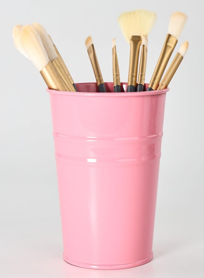 OKOMATCH Pen Holder Cups for Desk,Metal Pencil Holder,Marker Pen Storage Holder Desktop Stationery Organizer Makeup Brush Holders, Desk Accessories & Workspace Organizers for Office School Home -2 Pack (Blue) - Image 5