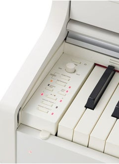 CASIO Celviano AP-470WE Digital Piano - White - 88 Keys - AiR Sound Source - 22 Tones - 20W＋20W - Polyphony 256 with Adjustable Piano Bench  - Image 4