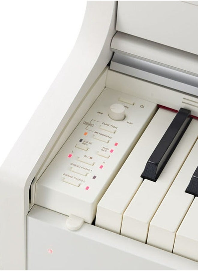 CASIO Celviano AP-470WE Digital Piano - White - 88 Keys - AiR Sound Source - 22 Tones - 20W＋20W - Polyphony 256 with Adjustable Piano Bench  - Image 4