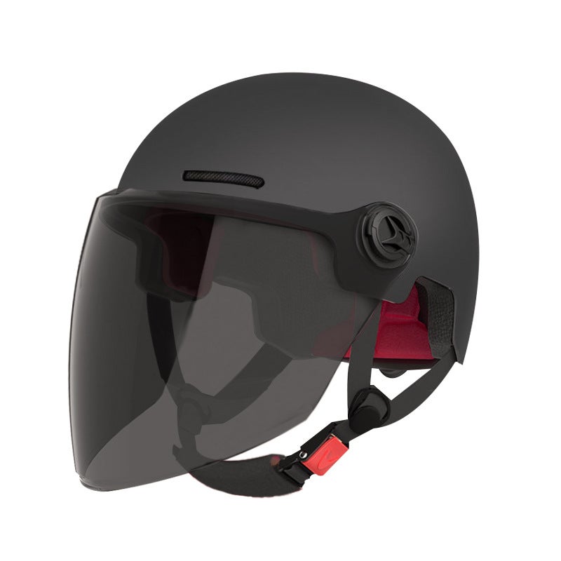 Generic 3C Certified Large E-Bike Helmet for Men 5XL; Sub Black/Long/Tea 
