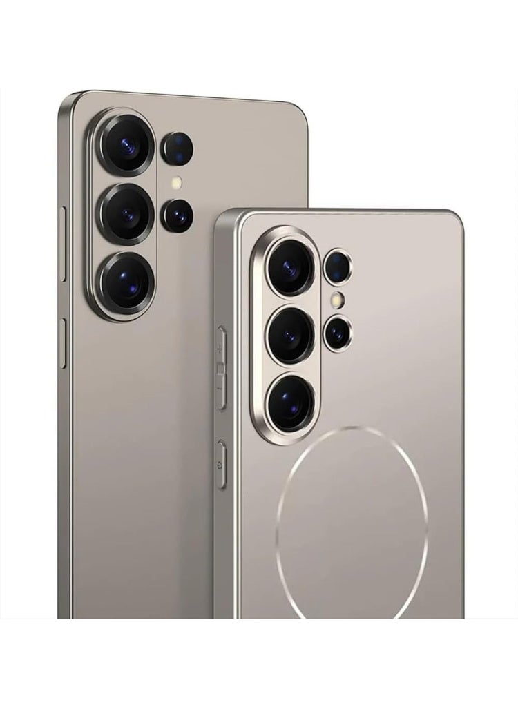 GKK Case for Samsung Galaxy S26 Ultra Magnetic Back Cover Compatible with MagSafe full Camera Protection Luxury Cover، Gold Matte - Image 2