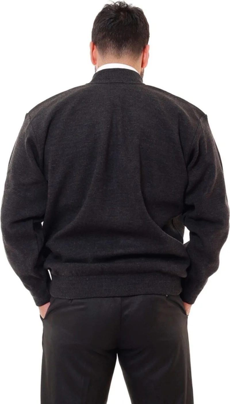 Blues Moda Blues Fashion Lined Steel Knitted Casual Comfortable Pattern Cardigan Coat Navy Blue