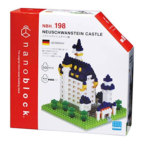 Kawada nanoblock World Famous Buildings Neuschwanstein Castle Sight to See Series Building Kit - Image 5