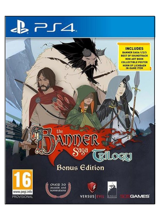 لعبة "The Banner Saga Trilogy" - (إصدار عالمي) - مغامرة - playstation_4_ps4