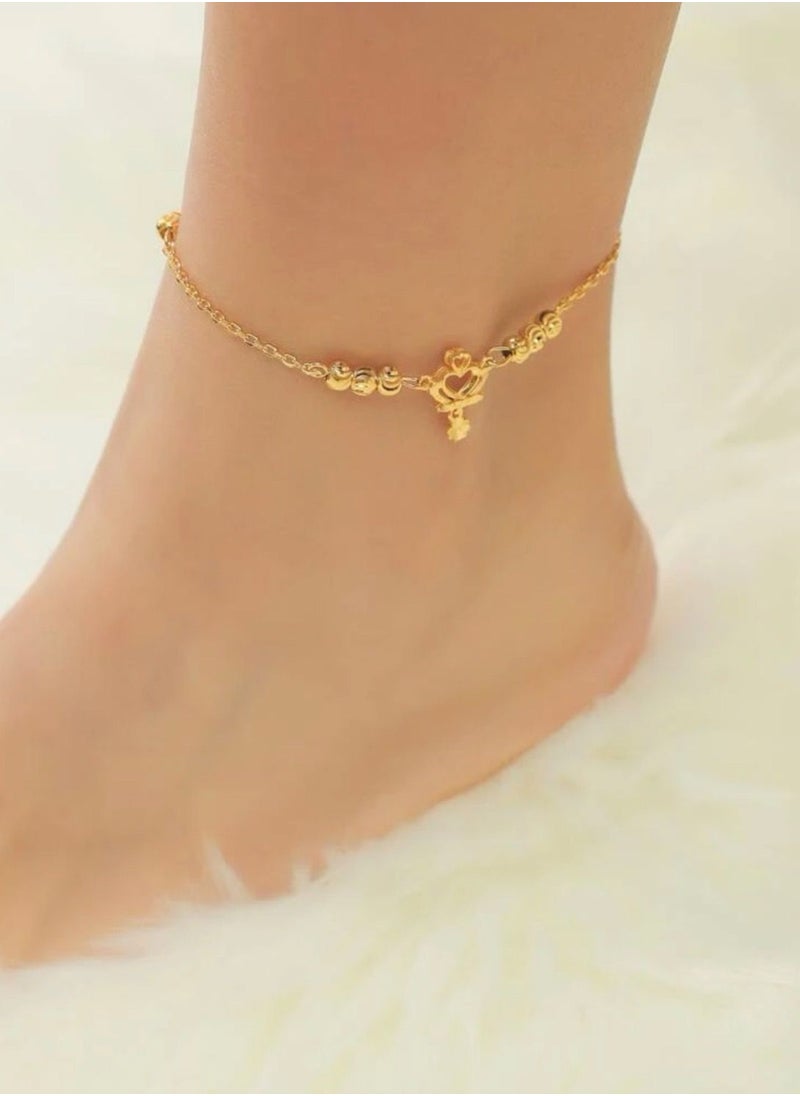 Noon-chi - 18k Gold Plated Anklet - Image 1