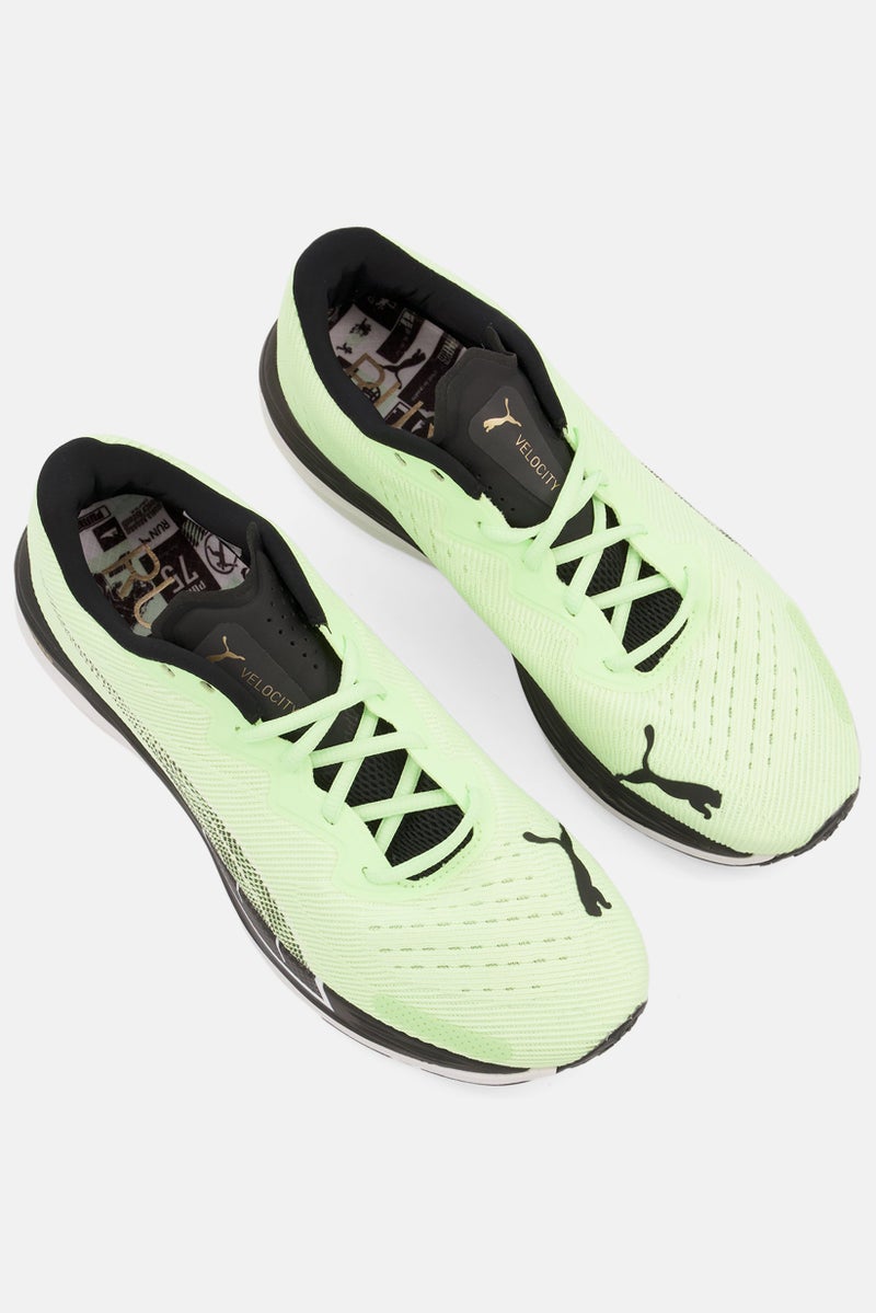 PUMA Men Velocity Nitro 2 Run 75 Lace Up Sports Shoes, Lime Green - Image 4