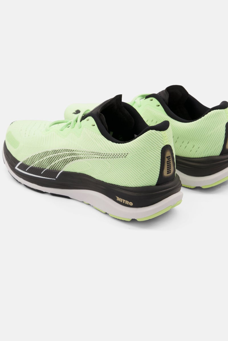 PUMA Men Velocity Nitro 2 Run 75 Lace Up Sports Shoes, Lime Green - Image 3