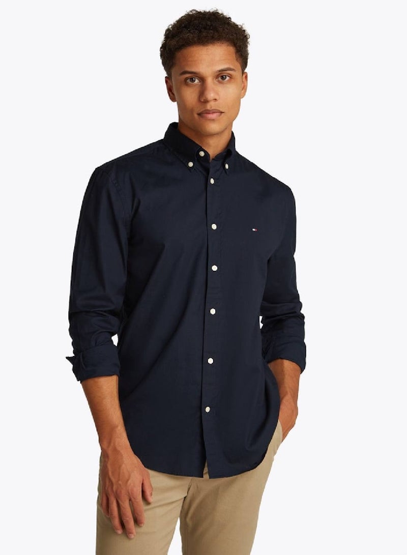 TOMMY HILFIGER Flex Poplin Shirt - Image 1