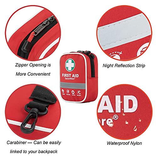 SuccorWare130 Pieces First Aid Kit with Hospital Grade Medical Supplies - Includes Emergency Blanket, Bandage - Great for Home, Outdoors, Office, Car, Travel, Camping, Hiking, Boating - Image 4