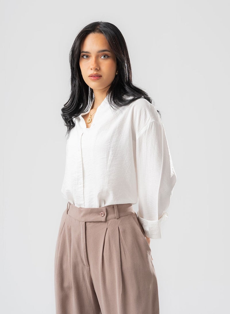 عرفة بلوزة نسائية سادة 