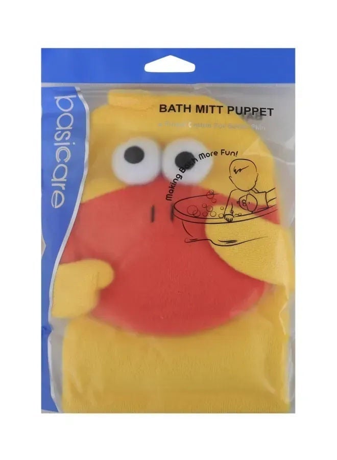 Basicare Duck Bath Mitt Puppet