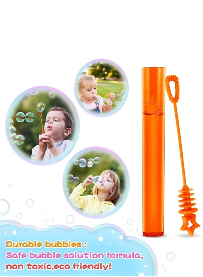 BELLSBERRY 48 PCS Mini Bubble Wands for Kids – Colorful Bubble Toys Birthday Party Favors & Outdoor Fun Toys - Image 3
