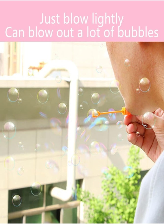 BELLSBERRY 48 PCS Mini Bubble Wands for Kids – Colorful Bubble Toys Birthday Party Favors & Outdoor Fun Toys - Image 4