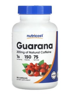 Guarana 1000 Mg 150 Capsules 500 Mg Per Capsule
