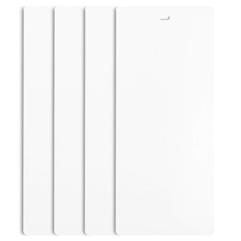 داليكس Dalix 82.5 "" الستائر العمودية البيضاء استبدال السلطات النافذة الباب المنزلق (4 حزمة) - Image 1