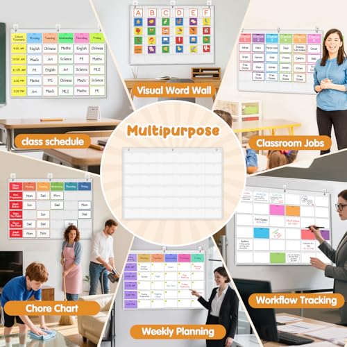 AKAYOK 3" x 5" Index Card Holder Sleeve - 36 Card Slots Organizer for Office, Classroom, and Home - Pocket Chart Perfect for Studying, Workflow Tracking, Presentations, and Organization - Image 2