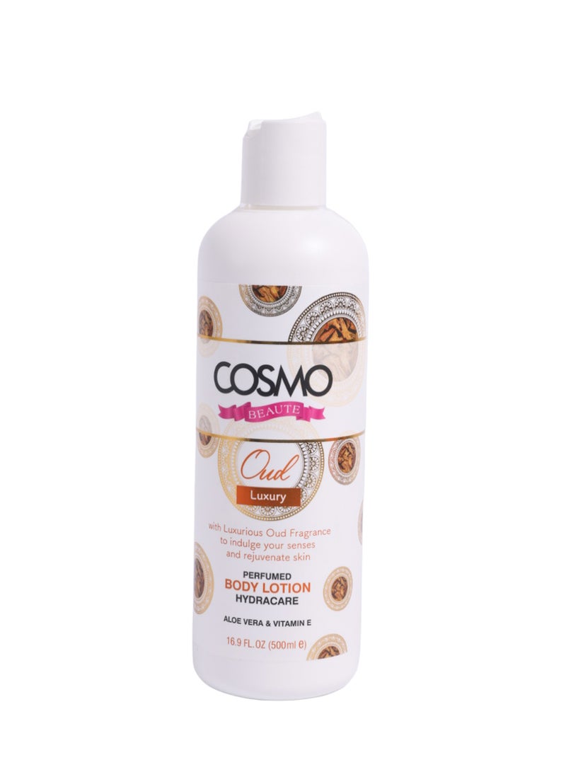 كوزمو لوشن مرطب للجسم بالعود الفاخر 500 مل - Image 1